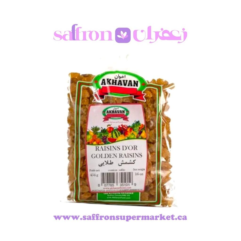 Akhavan Golden Raisins (Keshmesh Talaei) – 400g
