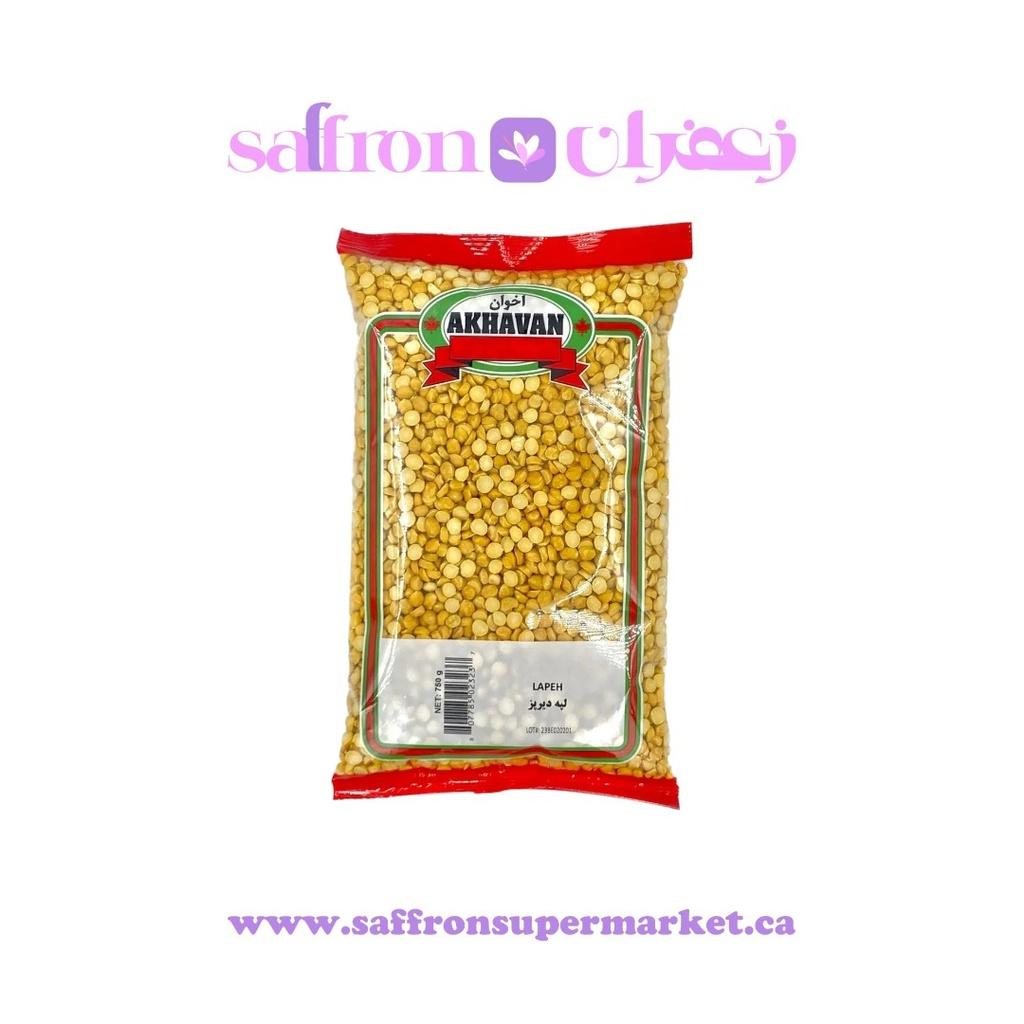 Akhavan Yellow Split Peas (Lapeh) – 750g