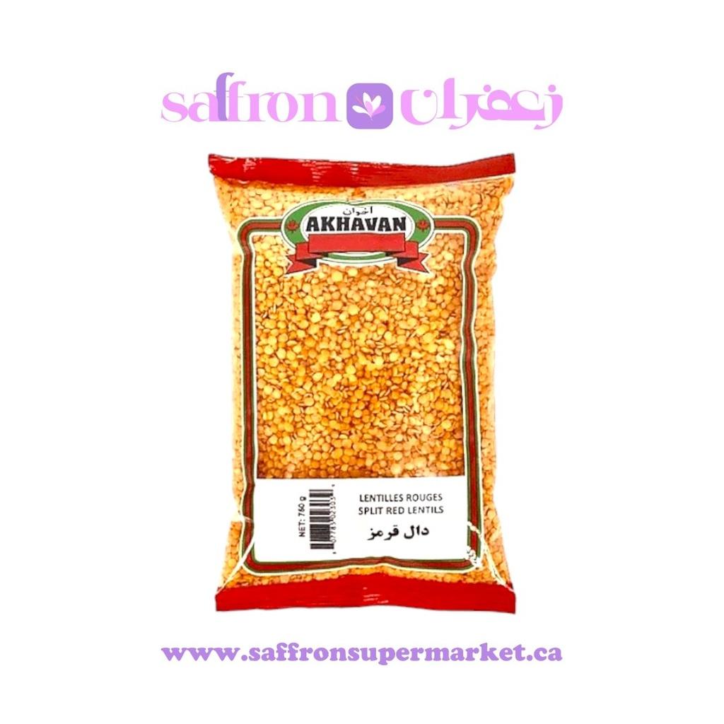 Akhavan Red Split Lentils (Dal Adas) – 750g