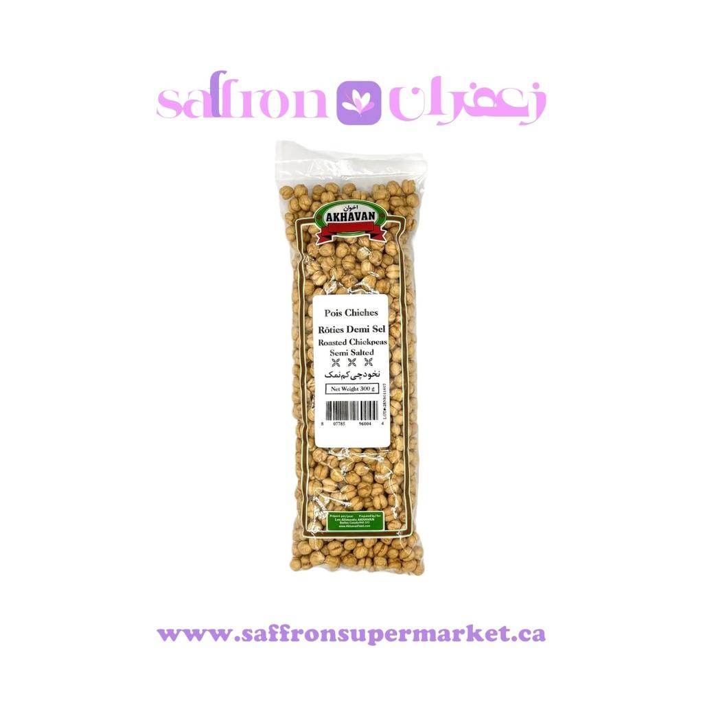 Akhavan Semi-Salted Roasted Chickpeas (Nokhodchi) – 300g