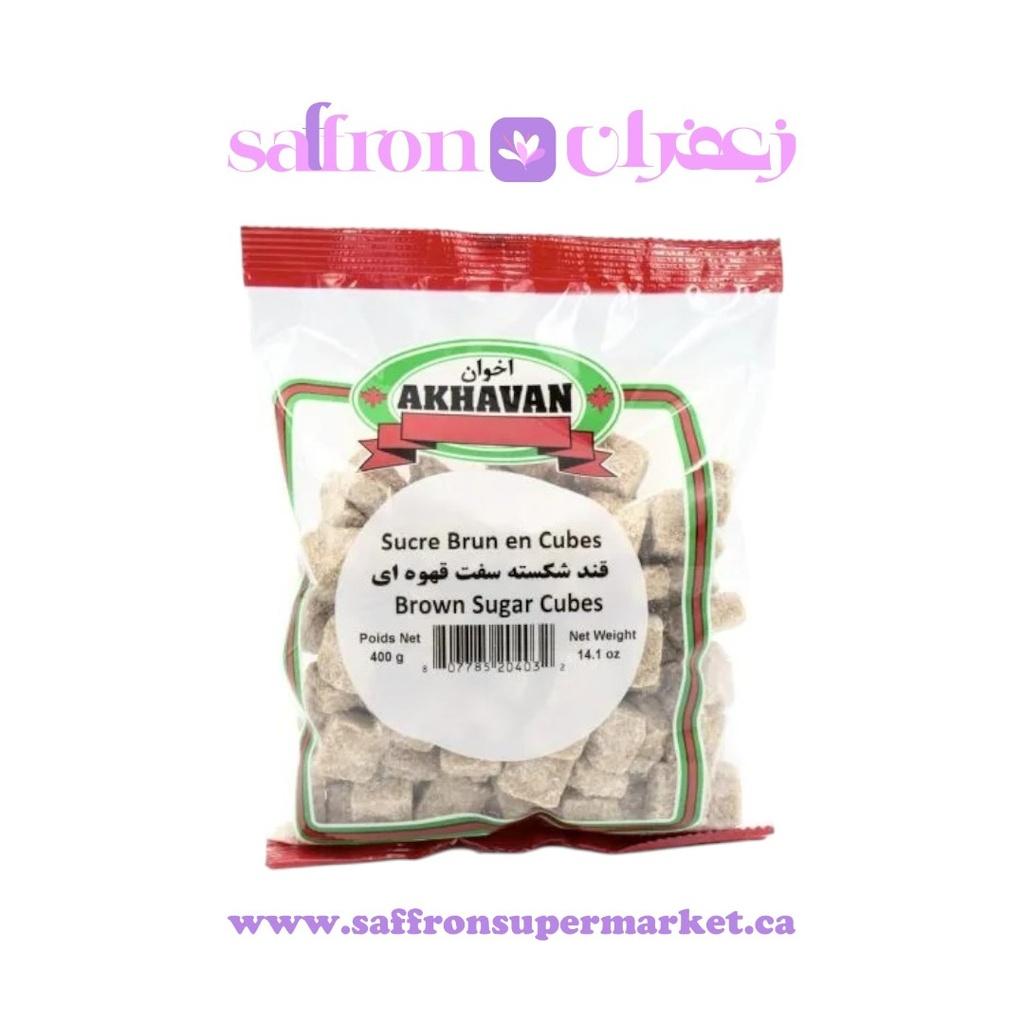 Akhavan Brown Sugar Cubes – 400g