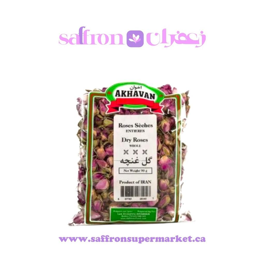 Akhavan Whole Dry Roses (Gol-e-Ghoncheh) – 60g