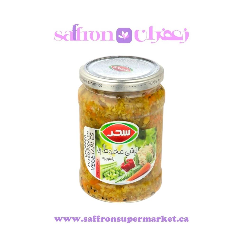 Sahar Chopped Mixed Vegetable Pickle (Tor-shi Makhloot) – 650g