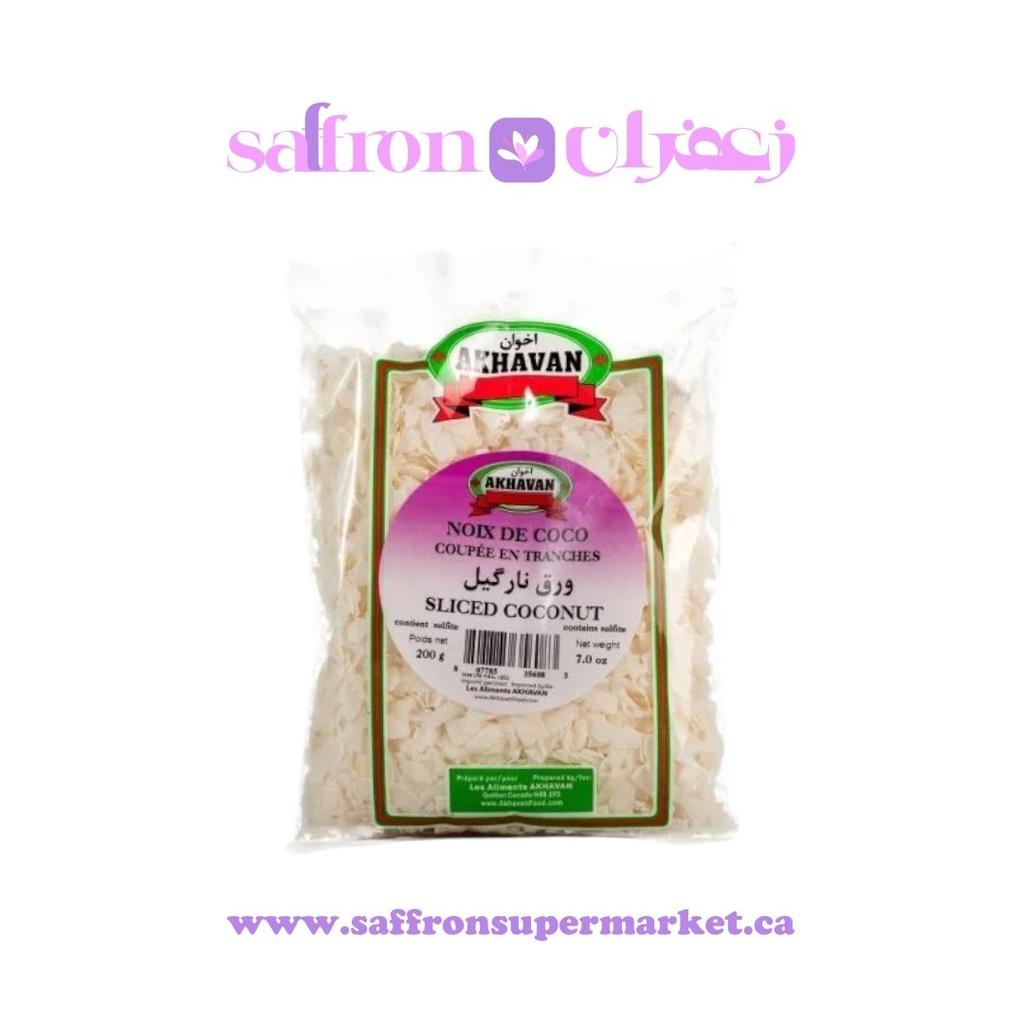 Akhavan Sliced Coconut - 200g