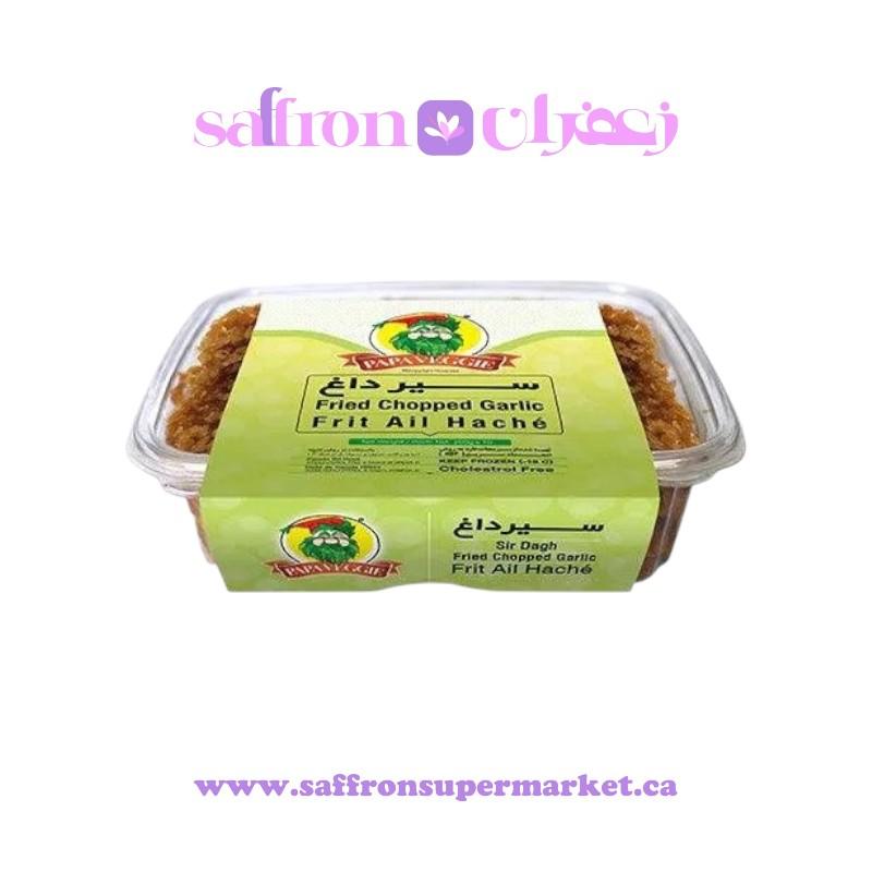 Papa Veggie Frozen Fried Chopped Garlic – 200g