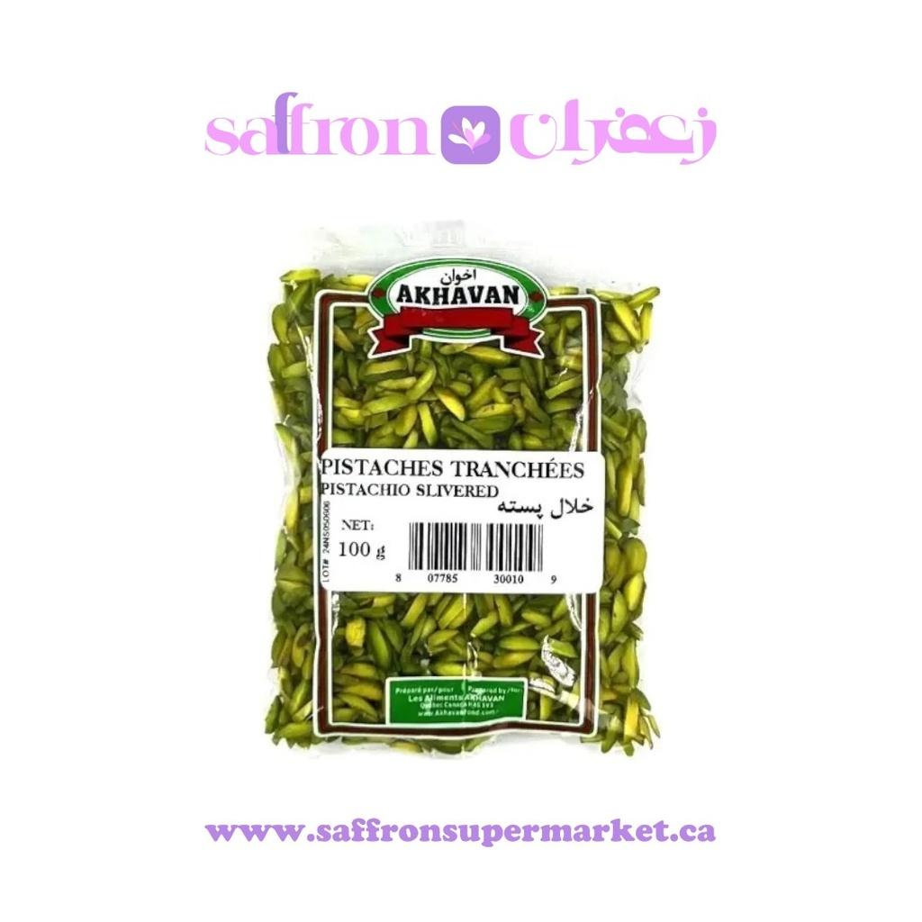 Akhavan Pistachios Slivered – 100g