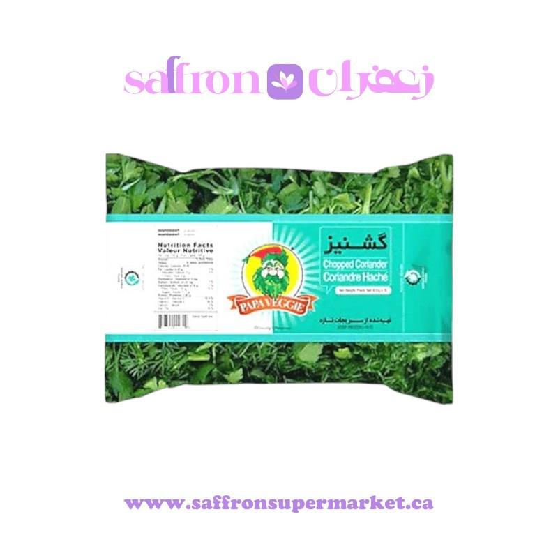 Papa Veggie Frozen Chopped Coriander (Gishniz) – 300g