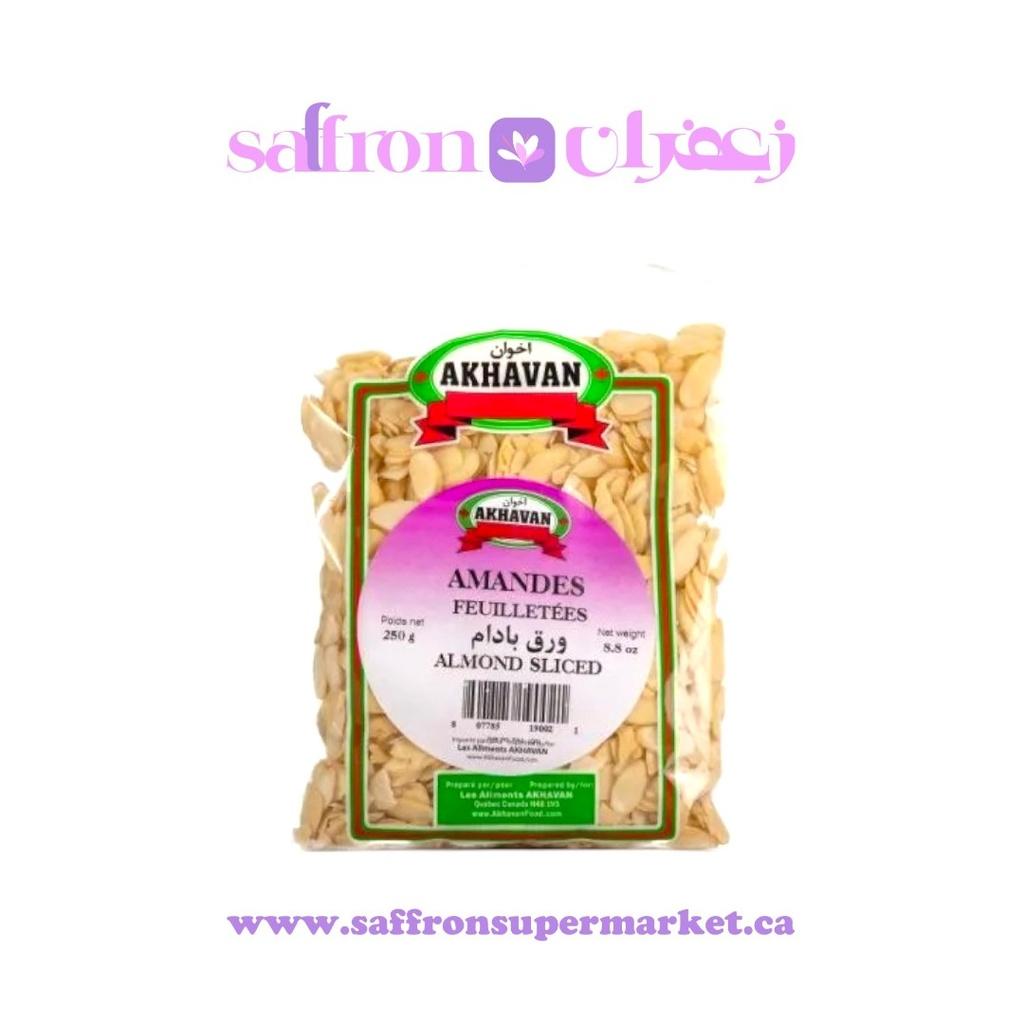 Akhavan Sliced Almonds – 250g