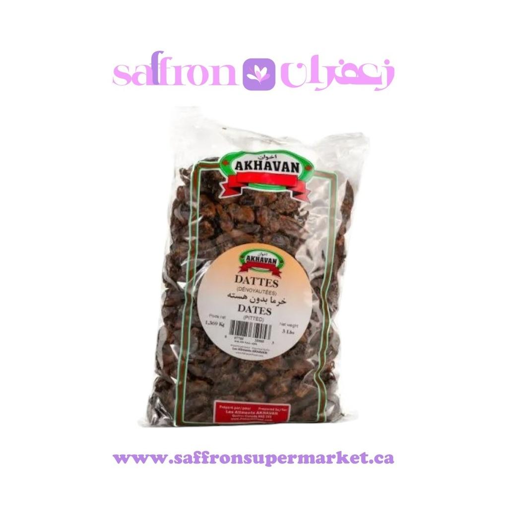 Akhavan Pitted Dates (Sayir) - 3 lbs