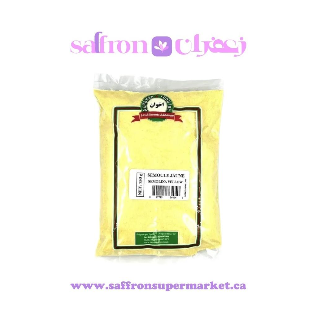 Akhavan Semolina Yellow – 750g