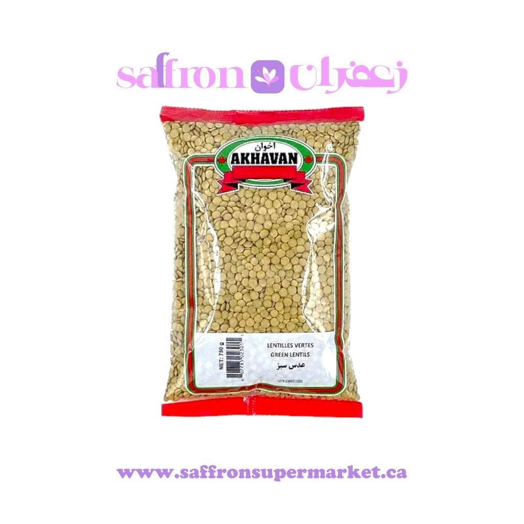 Akhavan Green Lentils – 750g