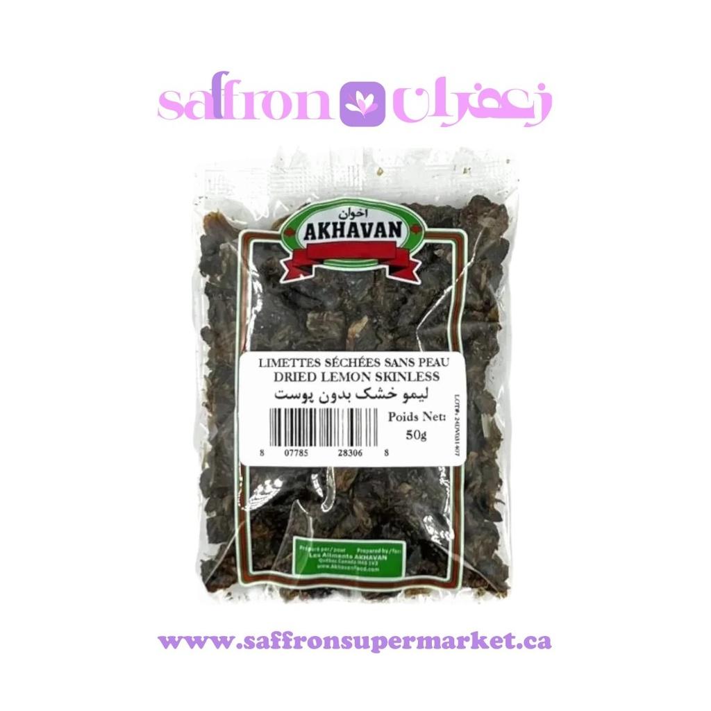 Akhavan Dried Chopped Skinless Lemon - 50g
