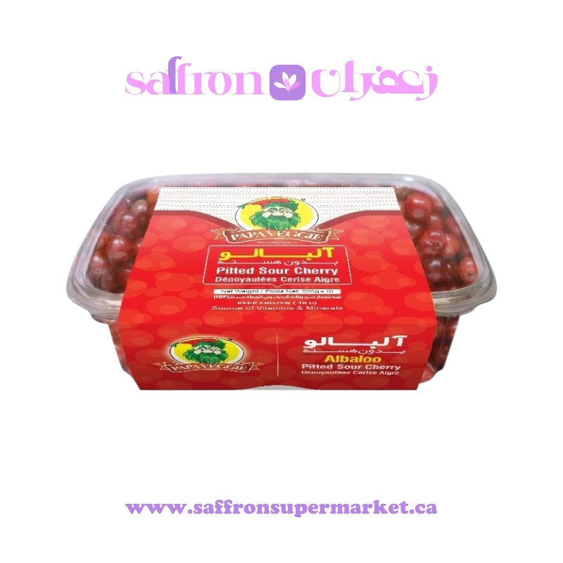 Papa Veggie Frozen Pitted Sour Cherries – 500g