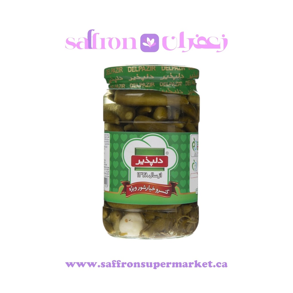 Delpazir Classic Pickled Cucumbers – 650g