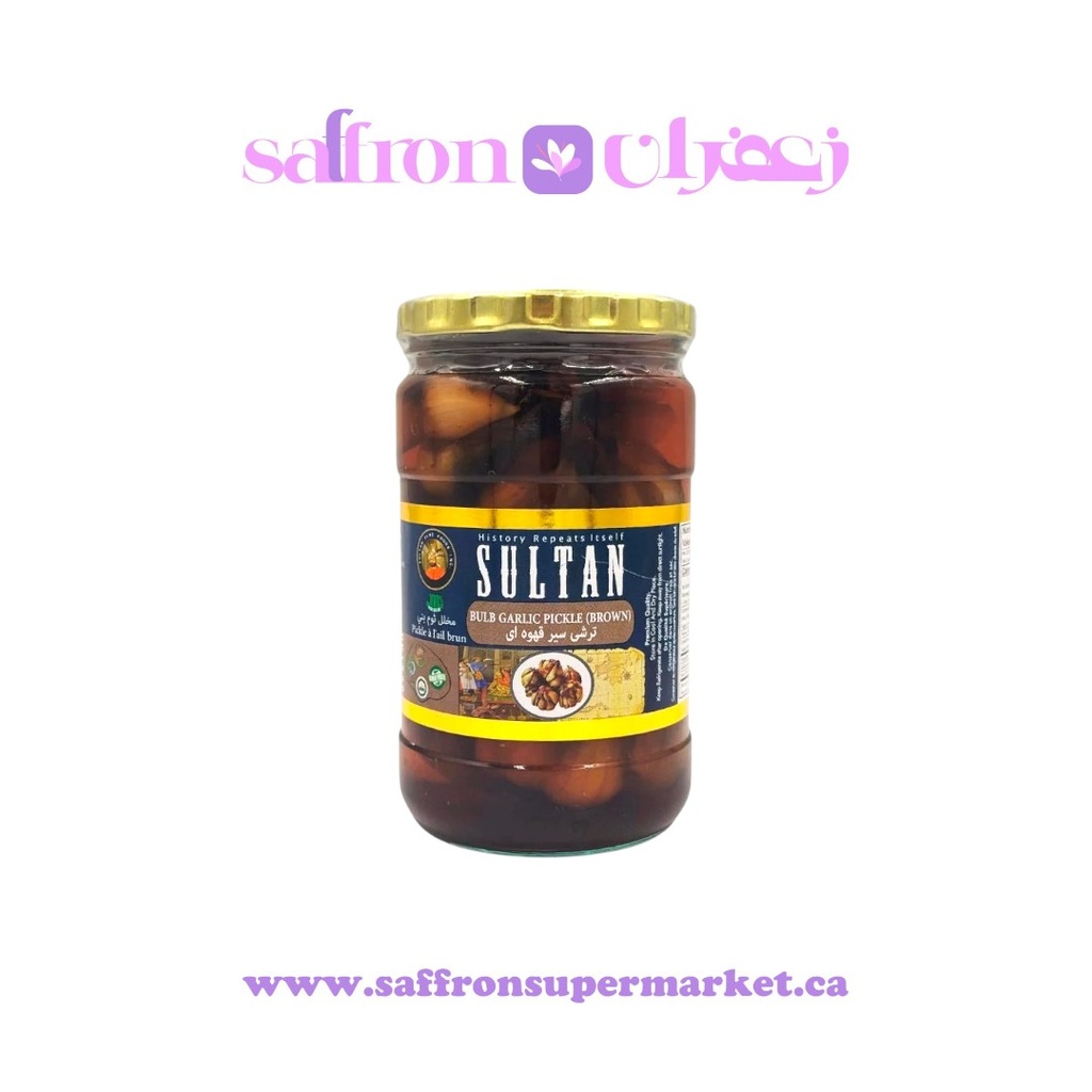 Sultan Brown Garlic Pickle – 680g